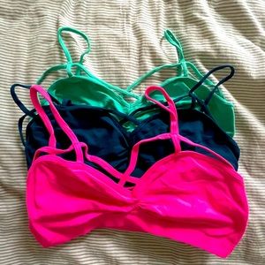 Nikibiki & Love Mar womens OS seamless criss cross bra set